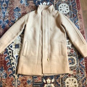 J Crew Factory New City Camel Coat